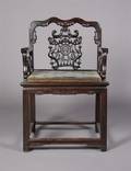 A Chinese Hardwood Arm Chair