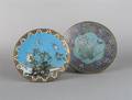 Two Japanese Cloisonne Chargers