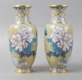 A Pair of Asian Cloisonne Vases