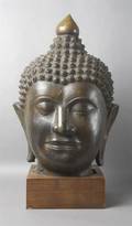 A Bronze Head of Buddha