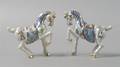 A Pair of Asian Cloisonne Horses