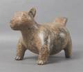 A Ceramic Colima Dog Vessel