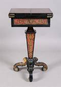 A Napoleon III Boulle Marquetry Work Table