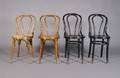An Assembled Set of Bentwood Side Chairs in the Style of Thonet