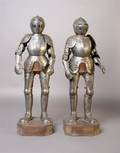 A Pair of Miniature Suits of Armor