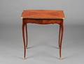 LOUIS XV STYLE INLAID MAHOGANY SIDE TABLE