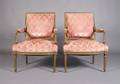 A Pair of Louis XVI Style Fauteuils