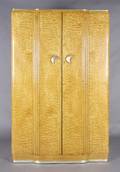 An Art Deco Style Burlwood Armoire