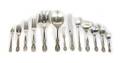 An American Sterling Silver Flatware Service Reed  Barton
