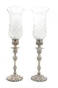 A Pair of Elkington Silverplate Candlesticks