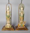 A Pair of Chinese Pottery Tomb Figures