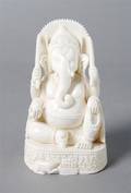 An Elephant Ivory Carving of Ganesh