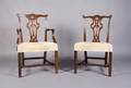 A Set of Eight English Mahogany Chairs