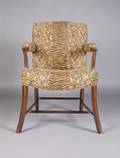 A George III Mahogany Gainsborough Chair