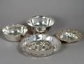 GROUP OF FOUR ASSORTED STERLING SILVER BOWLS