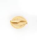 A 14 Karat Yellow Gold Fan Pin