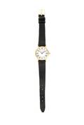 A 14 Karat Yellow Gold Wristwatch Tiffany  Co