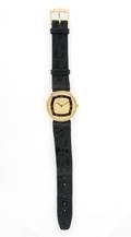 A 14 Karat Yellow Gold Wristwatch LeCoultre