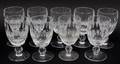 Set of 9 Waterford Crystal Claret Glasses