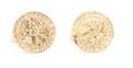 A Pair of 14 Karat Yellow Gold Saint Christopher Cufflinks