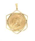 A South African One Ounce Krugerrand Pendant