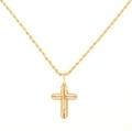 A 14 Karat Yellow Cross Pendant