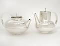 CHRISTOFLE SILVER PLATED TEA POT AND COFFEE POT