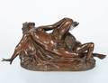 PATINATED BRONZE EROTIC GROUP