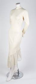 A Cream Cotton Jersey Dress