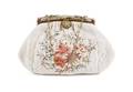 A Cream Beaded Evening Bag