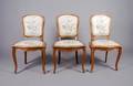 A Group of Three Louis XV Style Side Chairs