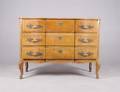 A Louis XV Style Mahogany Chest of Drawers