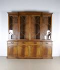 An American Mahogany Breakfront Bookcase