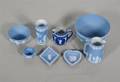 A Collection of Eight Wedgwood Jasperware Articles