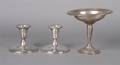 A Pair of American Sterling Silver Candlesticks