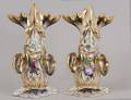 PAIR OF OLD PARIS PORCELAIN VASES