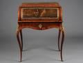 LOUIS XV STYLE VERNIS MARTIN CYLINDER BUREAU