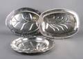 A Collection of Three Silverplate Trays
