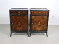 A Pair of Asian Style Painted Cabinets