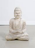A Seated Stone Model of Buddha