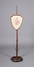 A Mahogany Pole Screen