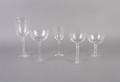 A Collection of Cut Crystal Stemware Fastoria