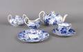 An English Porcelain Partial Tea Service Royal Crown Derby