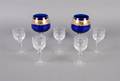 A Pair of Cobalt Wine Glasses