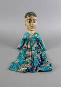 An Indian Wood and Cloth Puppet