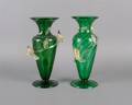 A Pair of Italian Glass Vases