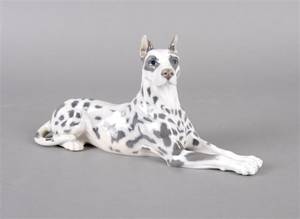 A Porcelain Great Dane Royal Copenhagen