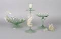 A Group of Three Venetian Glass Figural Articles