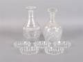 Two English Cut Glass Decanters