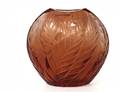 LALIQUE AMBER CRYSTAL VASE